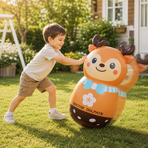 <span class=keywords><strong>Doctor</strong></span> Dolphin - <span class=keywords><strong>Torre</strong></span> <span class=keywords><strong>de</strong></span> Boxeo Inflable para Niños, Juguete Deportivo para Exteriores, Saco <span class=keywords><strong>de</strong></span> Boxeo Pequeño - Product Image 4