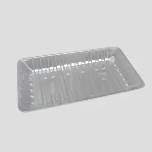 New Design Turned Edge Vacuum Formed PET PP Plastic Meat Tray For Supermarket Foam Food Packaging Trays