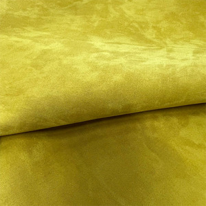 China Factory Price High Quality Super Soft Polyester Microfiber Suede <strong>Sofa</strong> <strong>Fabric</strong> Upholstery <strong>Fabric</strong> - Product Image 1