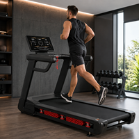 K-FIT GSTC-5810-2 商业级跑步机橡胶减震系统安全锁具 24 种健身程序，适合健身工作室