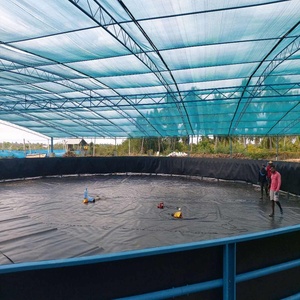 Bañera de peces recubierta de pvc azul, lona grande comercial, tanque de cultivo de peces, estanque, 0utdoor - Product Image 3