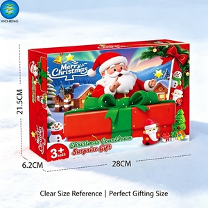 Calendario de Adviento de Navidad 2026 con Bloques de Construcción y Santa Claus y Renos, Juguete Educativo STEM para Niños - Product Image 2
