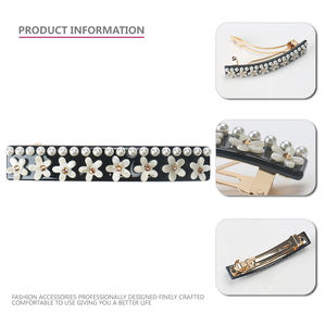 Pinza de pelo de flor pequeña de acetato de alta calidad, conjunto de accesorios para el cabello para mujer de gama alta, conjunto de pinzas para el pelo - Product Image 5