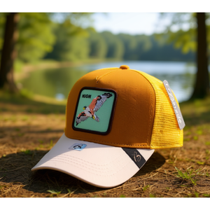 Cappello Trucker di Alta Qualità con Ricamo Animale, Regolabile, Unisex, Casual, Primavera-Estate, a 6 Pannelli - Product Image 2