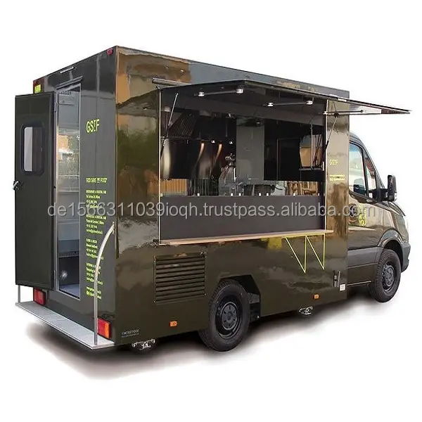 Mobiele Trekhaak Kleine Fastfood Concessie Trailer Hotdog Food Truck Crêpe Food Car Kisok Caravan