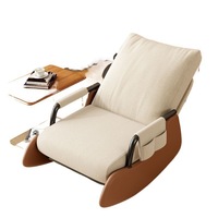 Fauteuil à bascule inclinable pour la maison, canapé paresseux pour balcon, chaise longue individuelle pour adulte, idéal pour la pause déjeuner dans le salon