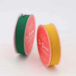 สายเครื่องประดับ1.2 ~ 3มม. สร้อยข้อมือด้ายโพลีเอสเตอร์จาก <span class=keywords><strong>Milan</strong></span> สร้อยคอเครื่องประดับเชือกเครื่องประดับ - Product Image 5