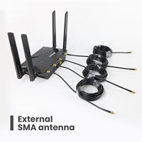 Câble coaxial SMA 50 ohms LMR300 à faible perte, rallonge d'antenne coaxiale pour modems/routeurs 4G LTE 5G, câble en cuivre pur