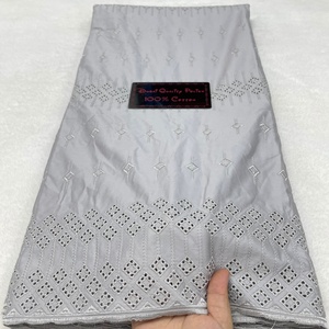 Gran oferta 100% telas de encaje polaco suizo africano de algodón para hombres <span class=keywords><strong>vestidos</strong></span> de novia tela bordada para hombres - Product Image 6