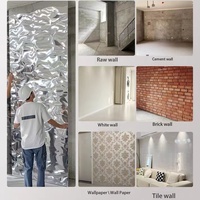 Panneau mural en bambou à effet d'ondulation, flexible, ignifuge, en PVC, pour plafond, hôtel, KTV, décoration intérieure, panneau mural 3D