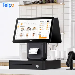 Android Dual Display Restaurant Billing Machine Point Of Sale Pos Terminal Machine