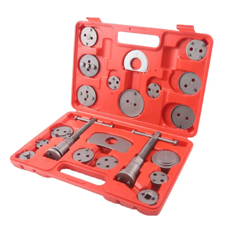 18 Pcs Disc Remklauw Wind Terug Mechanische Tool Kit Auto Gereedschap Box Set Mechanica