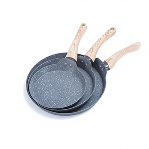 Set di 3 Padelle Antiaderenti in Alluminio di Alta Qualità con Rivestimento Multistrato, Colore Verde-Grigio, Stile Americano, Adatte al Forno per Casa e Esterno - Product Image 2