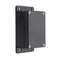 Caja de Conexiones Impermeable IP65 IP67 de ABS Negro de 100*68*50mm, Carcasa de Plástico para Montaje en Pared con Orejeta para PCB