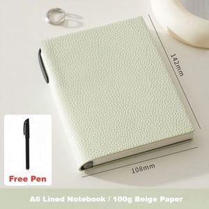 Custom Logo Soft PU Cover A6 Pocket Notebooks Side <b>Pen</b> Slot for Promotions - Product Image 6