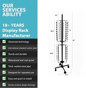 Rotatif 144 pour <span class=keywords><strong>Clipper</strong></span> Clip Strips Présentoir Support de vente au détail en fer pour le magasin de chips de pomme de terre et l'utilisation promotionnelle - Product Image 4