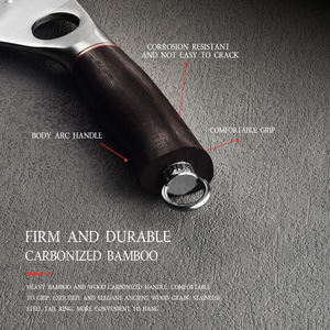 Couteau de cuisine multifonction en acier inoxydable de 6.3 pouces Couteau de <span class=keywords><strong>boucher</strong></span> de <span class=keywords><strong>chef</strong></span> à os avec manche en bois massif - Product Image 4