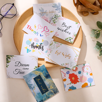 Vente en gros de cartes de voeux de fleurs chaudes, idées cadeaux, carte de bénédiction, carte de remerciement pour joyeux anniversaire