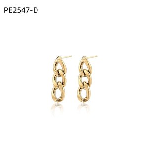 เอมี่ เอมี่ต่างหูแฟชั่น PE2547 ต่างหูจี้โลหะผสมชุบเงินสำหรับผู้หญิงเครื่องประดับอินเทรนด์สำหรับงานปาร์ตี้ - Product Image 3