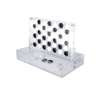 Lucite Acrylic Connect 4 Game 3mm d'épaisseur comme un cadeau Judaica Pack plat emballé