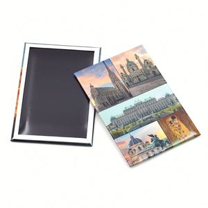 Best Selling Custom Printing Refrigerator Tourist Scenery Photo Souvenir Customized Tin <b>Fridge</b> Magnets - Product Image 3