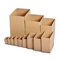 Cajas de Cartón Corrugado Sólido Reforzado de 3, 5 y 7 Capas al por Mayor para Envío, Cajas Planas para Empacar