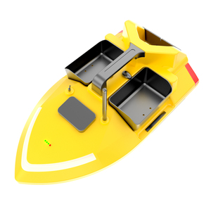 Bateau à appâts de pêche V020 jaune à longue autonomie avec 3 compartiments, portée de 500 m, télécommande GPS 40 points, sondeur de poissons pour carpes - Product Image 3