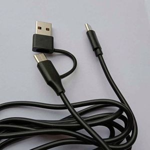 USB a Male to 2 Type-c Male Splitter Data Sync <b>Cable</b> USB 2.0 a Male to Double Usb Type c Y Splitter Power <b>Cable</b> - Product Image 6