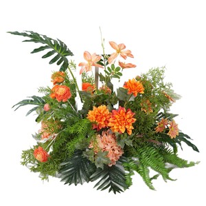 Arrangement floral artificiel Greenway, bouquet de fleurs en soie de grande taille pour hall d'hôtel, présentation commerciale - Product Image 3
