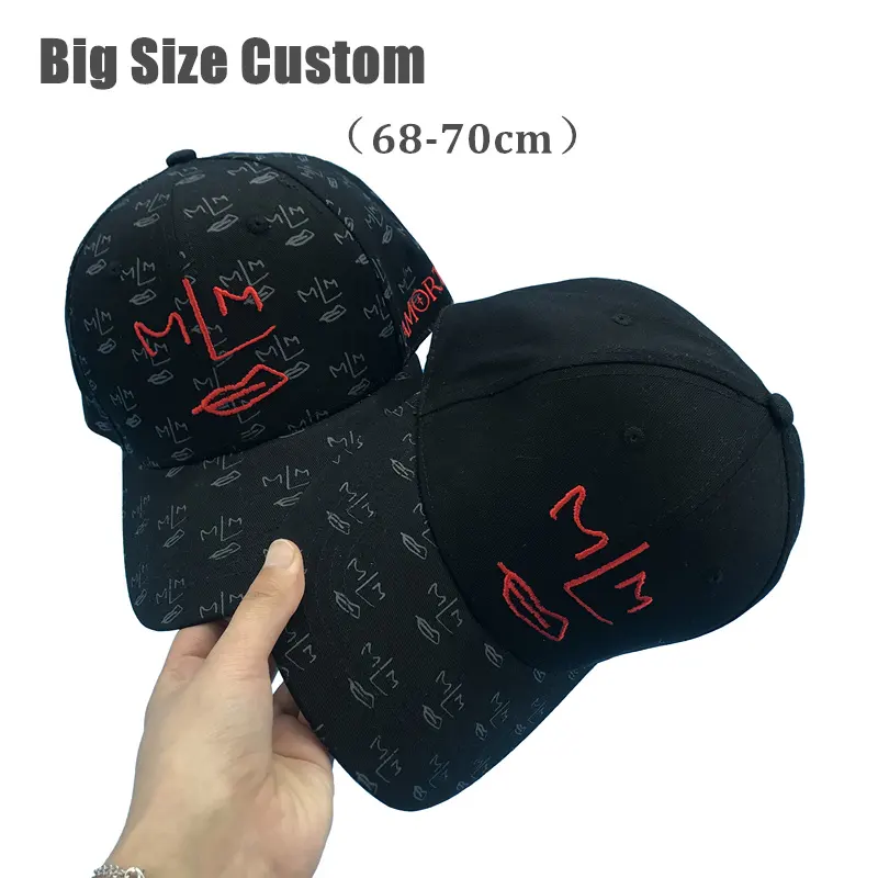 Full Wear Big Size Snapback Close Back Hat Male Hiphop Flat Skateboard Cap Men Women Plus Size Fitted Baseball Cap