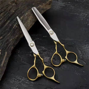 Ciseaux à cheveux Inoue Kazaku 6 pouces, ciseaux à effiler en acier inoxydable à tête droite pour usage esthétique, chrome vanadium - Product Image 1