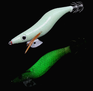 Bán buôn 2.0 #   2.5 #   3.0 #   4.0 #   Mồi câu mực giả phát sáng cứng, mồi tôm giả câu mực - Product Image 5