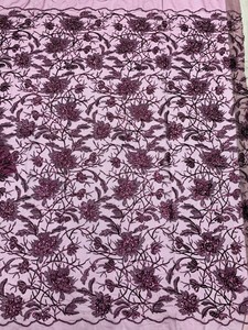 Vải ren <span class=keywords><strong>sequin</strong></span> cao cấp, họa tiết hoa nhí, đính <span class=keywords><strong>sequin</strong></span> toàn bộ, dành cho đầm nữ - Product Image 4