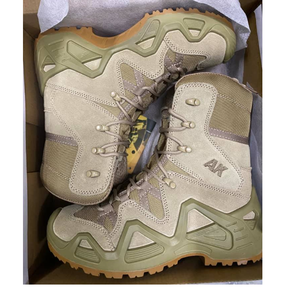 Bottes de randonnée durables et imperméables en daim TSB07 Low Middle High AK Aeisk Marron Noir Vert Kaki Desert - Product Image 1