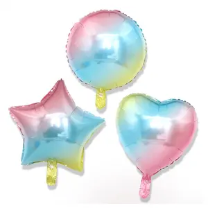 Новое поступление, оптовая продажа, фольгированные воздушные шары в виде сердечек, звезд, цифр, надписей на день рождения, набор фольгированных шаров