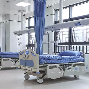 HaoHan 2025, новая Больничная мебель 037, регулируемая, 3 функции, медицинская Больничная койка с тремя ручками для продажи - Product Image 2