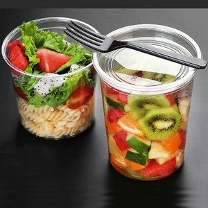 Dùng Một Lần 8Oz 12Oz 16Oz 24Oz <span class=keywords><strong>32Oz</strong></span> Nhựa <span class=keywords><strong>Container</strong></span> Với Nắp Nhựa Acai Bát PET Deli Bát Với Tùy Chỉnh In Ấn - Product Image 4