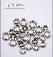 Boucle à œillet personnalisable en acier inoxydable, taille 10 mm, anti-usure, pour accessoires de quincaillerie de vêtements et bagages (œillets)
