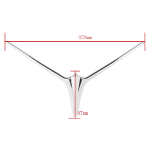 Cromo para Honda Gold Wing GL 1800 <span class=keywords><strong>2012</strong></span> 2013 2014 2015 2016 2017 ABS motocicleta carenado superior ceja embellecedor acento Decoración - Product Image 4