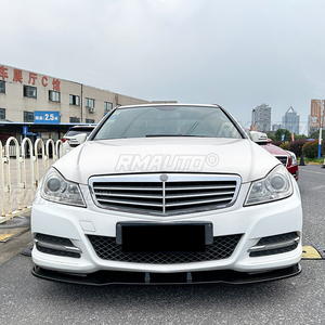 <b>Car</b> Front Bumper Lip Spoiler <b>Diffuser</b> Splitters Body Kit Aprons Cover Guard Trim for Mercedes-Benz C-Class W204 2011-2014 - Product Image 4