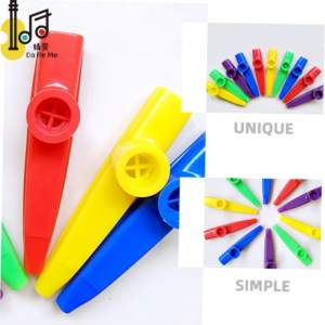 Kazoo Personalizado con Logotipo, Diafragma de Plástico Amarillo para Kazoo, para la Educación Musical, para Actividades al Aire Libre con Amigos, Duradero, en Oferta - Product Image 5