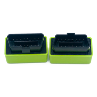 Carcasa de conector OBD + 16 pines para coche, carcasa de plástico de extremo de prueba de automóvil, respetuosa con el medio ambiente, todos los coches de la serie