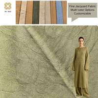 Tissu Jacquard Crêpe Texturé Personnalisable Écologique de Poids Moyen 75% Rayonne 25% Nylon 140GSM pour Vêtements de Filles