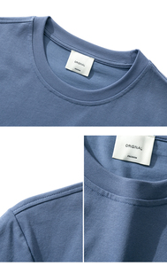 Logo personnalisé OEM, 100% Polyester, Design imprimé, Vente en gros, T-shirt d'été pour homme à manches courtes, tricoté ample, anti-boulochage, uni vierge - Product Image 5