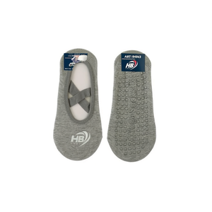 HB Sport Anti-Slip Yoga <b>Socks</b> Gray Non-Skid <b>Grip</b> For Women Men Exercise Fitness Art 94943 - Product Image 1