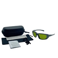 Lunettes de protection laser certifiées CE en polycarbonate de haute qualité avec monture TR90 740-1100nm, réduction de 29 %, pour la protection oculaire au laser Alexandrite