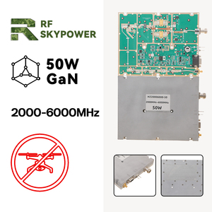 Высокоэффективный твердотельный модуль GaN 50 Вт, 2000-6000 МГц, для электронных противодействий, обеспечения безопасности воздушного пространства, широкополосный радиочастотный модуль - Product Image 1