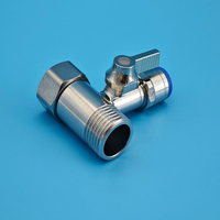 Válvula de Bola de Cobre de 1/4, Purificador de Agua para Autocaravanas, Robot de Limpieza de Pisos, Interruptor Dividido, Accesorio de Suministro de Agua de Alto Flujo