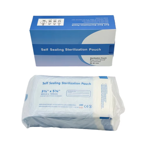 Sacchetti sottovuoto per sterilizzazione autosigillanti certificati ISO CPP + PET 90*165mm materiali di consumo medici EOS sterilizzazione disinfettante - Product Image 1