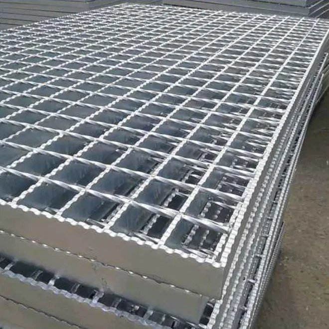 Stainless steel floor grating for drainage channel